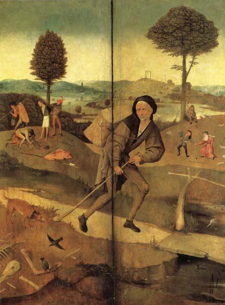 BOSCH, Hieronymus The Hay Wain(exeterior wings,closed)